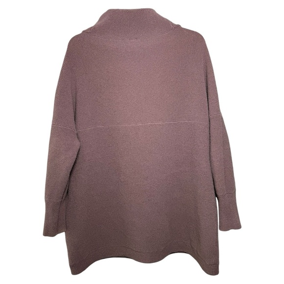 Free People Ottoman Slouchy Oversized Tunic Sweater Dress Sz Small Nutmeg Brown - Picture 5 of 11